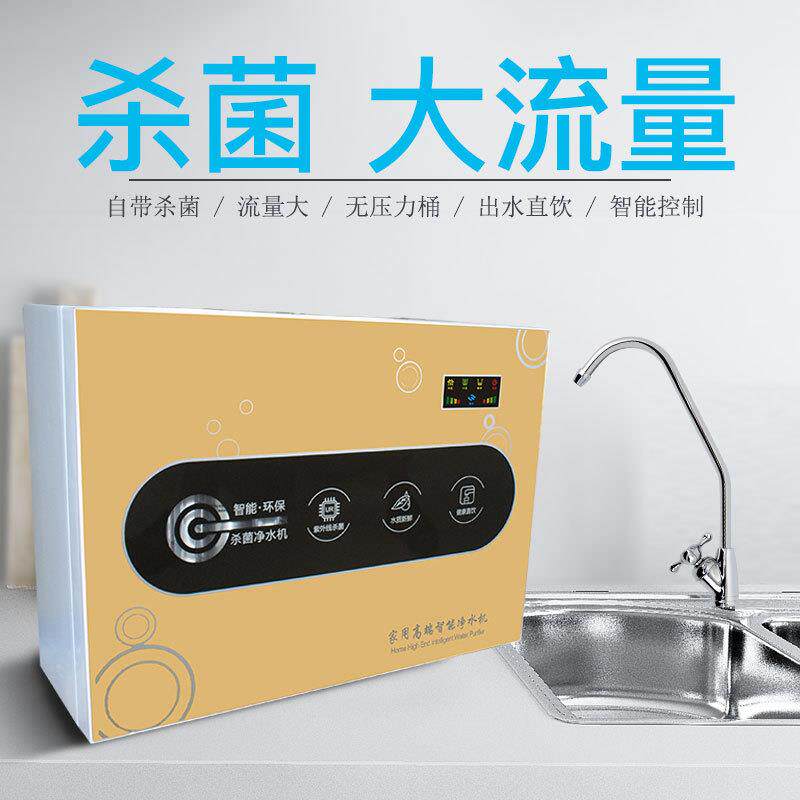 大流量家用净水器无压力桶RO反渗透净水机智能直饮厨房纯水机
