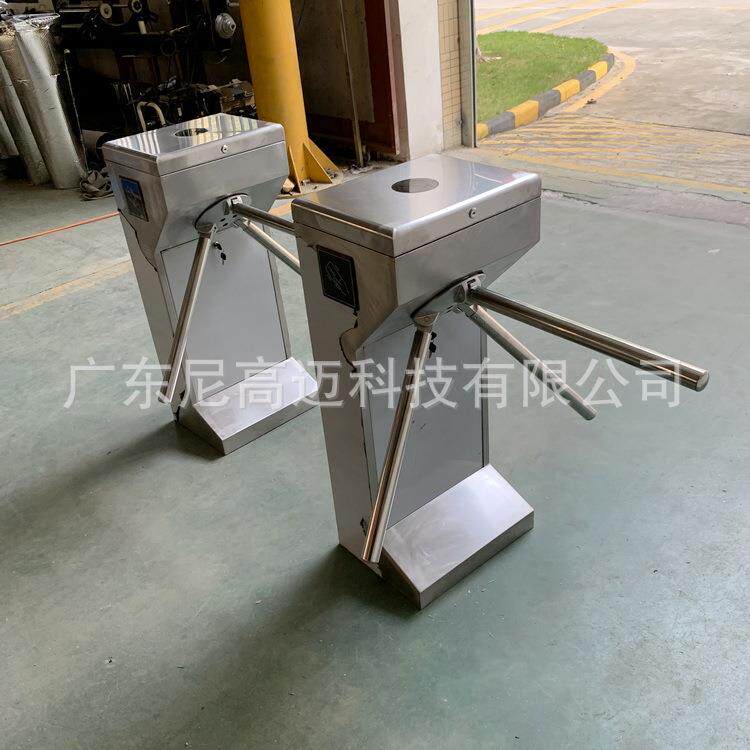 博物馆主题乐园出口入口通道单向旋转三辊闸不锈钢双向智能刷卡机