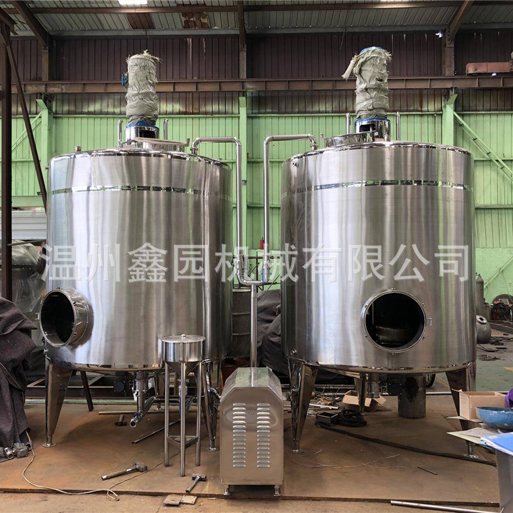 厂家定制大型搅拌罐10吨化工液体搅拌罐304/316l不锈钢调配罐