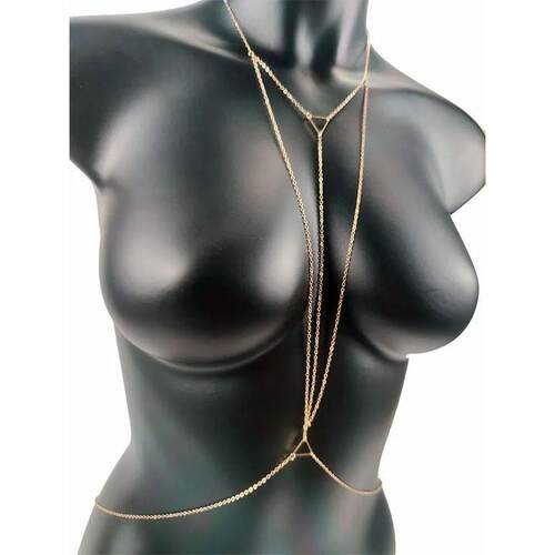 Chest Chains Sexy Body Jewelry Charm Goth Body Chain Bikini