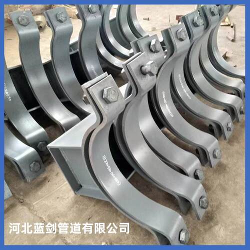滑动支座管托导向管托T型管托焊接式双孔螺旋管夹固定管托支座