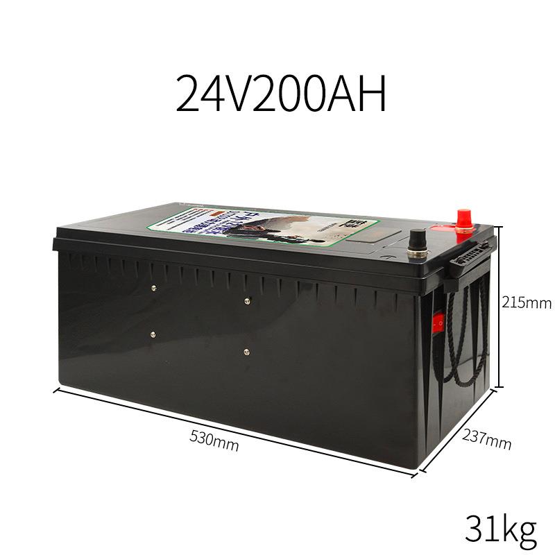 深圳厂家24V200AH大容量蓝逆锂电池三元聚合物