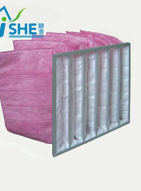 无纺布芯 效化纤v袋 中除尘滤网布袋袋过滤器f7滤型袋式