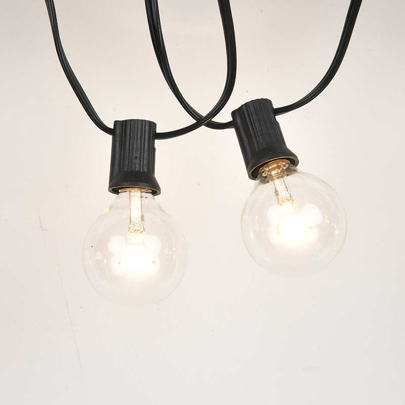 灯夜市亮化灯串灯泡串灯装饰灯彩色露营灯g40led户外室外氛围灯具