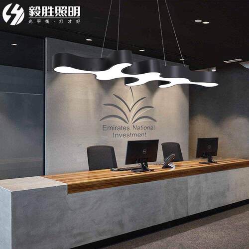 北欧设计师餐厅办公室前台艺术吊灯创意珊瑚造型灯LED工业风灯具
