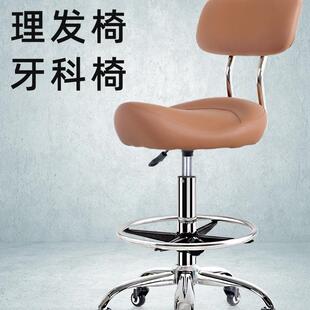 加高款椅子靠背升降转椅滑轮厨房炒菜做饭收银前台理发师凳子