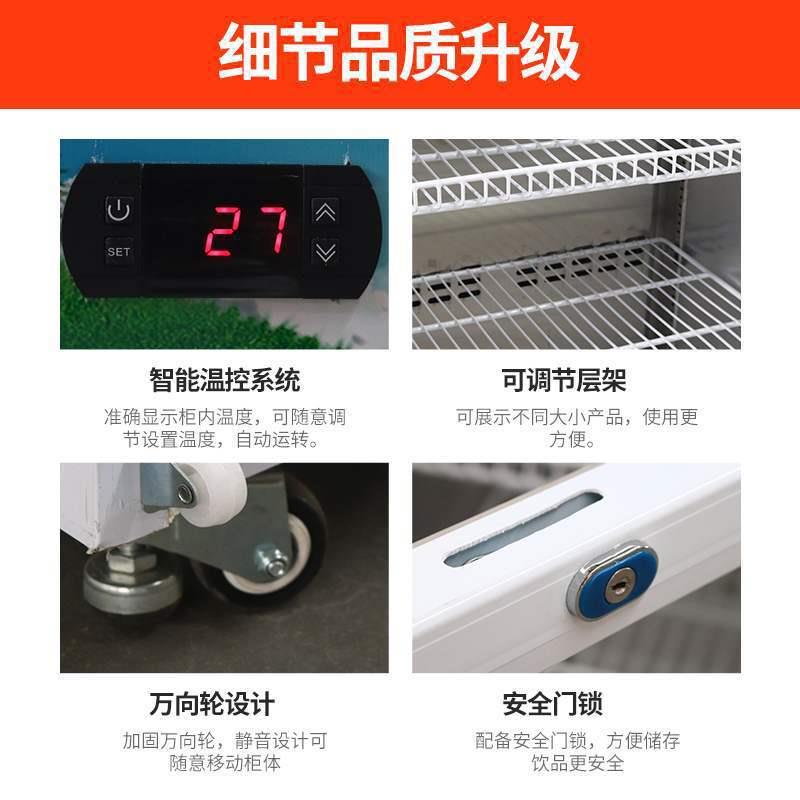 单门双门学生奶加热柜 饮料牛奶咖啡展示柜立式热饮柜 商用热奶柜