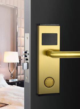 酒客店锁公宾馆刷卡锁智能宿感应IC磁卡锁电子808门锁栈长短租寓