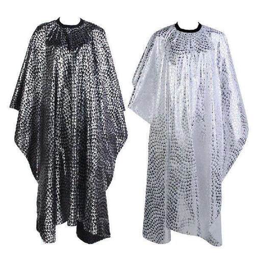 Hair Cut Cover Cloth Feather Pattern Waterproof Hairdresser