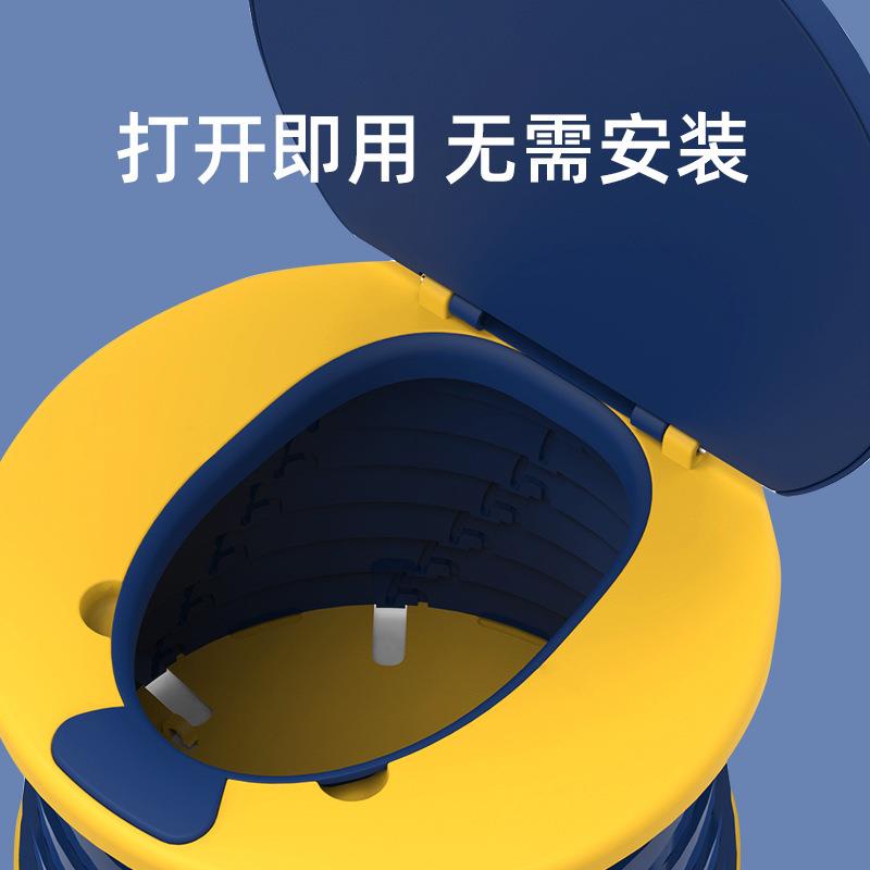 7YX车用儿童折叠马桶坐便器男女宝宝便携式外出旅游小孩车载尿盆