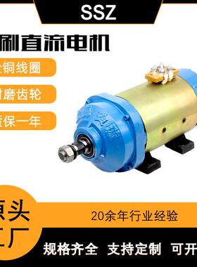 电动三轮车电机自卸翻斗60v72v1500w电机油泵液压环卫工程车电机