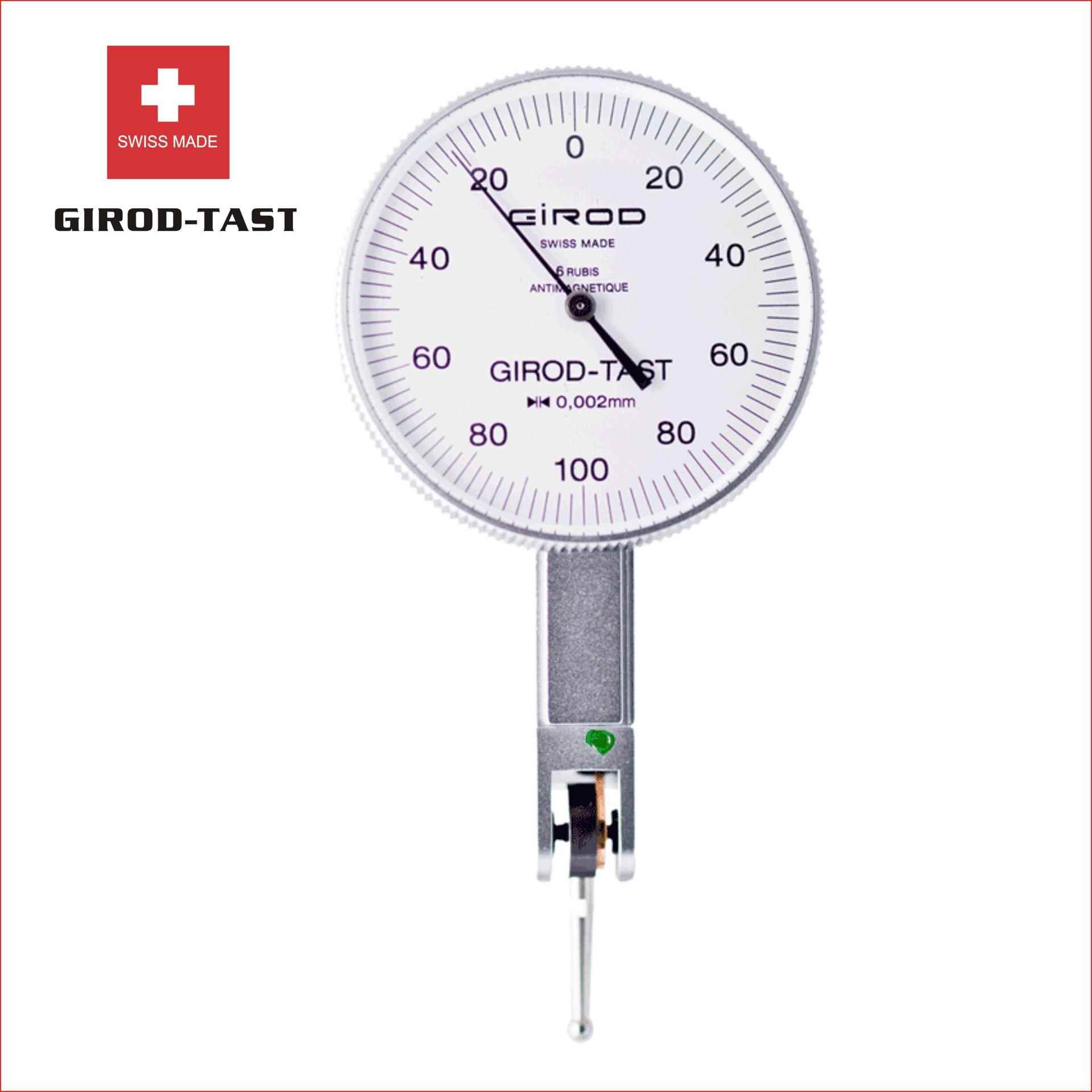 瑞士基诺GIROD进口杠杆千分表精度2μm量程0.2GT1253GT1453