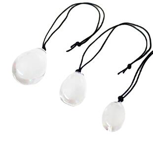 小号玻璃球解压拉珠保健按压精美玩具吊坠式舒缓私密入珠球调教道