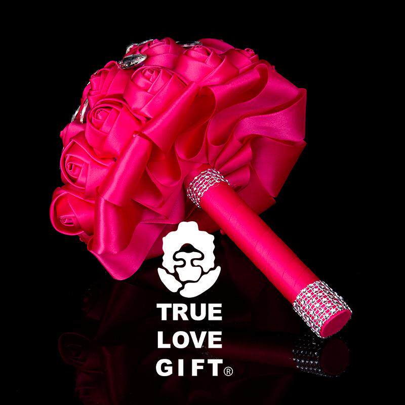 欧式创意礼礼婚庆用品 结婚大小异形钻手捧花 摄影道具