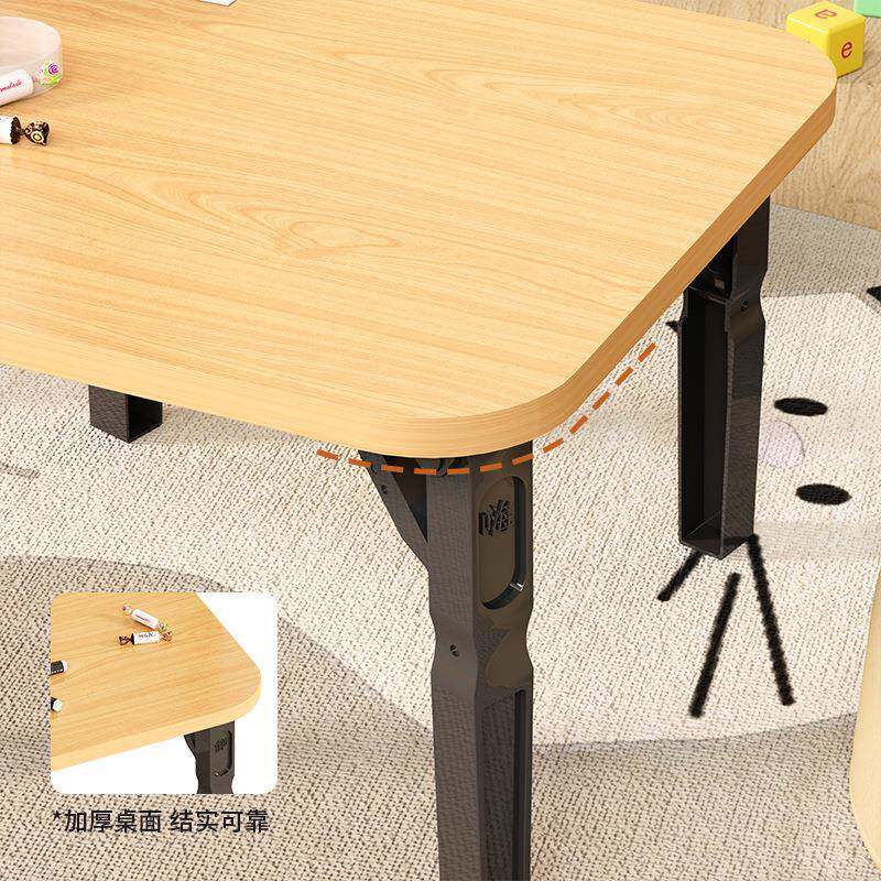 无品牌/幼儿童用桌子宝宝玩桌具早教儿园可折叠学生桌家小书桌写