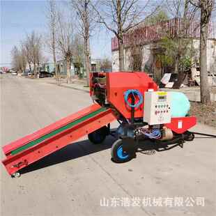 干湿用贮青打包NLB机玉米杆稻草密封压块牛羊场苜蓿草打两捆包膜