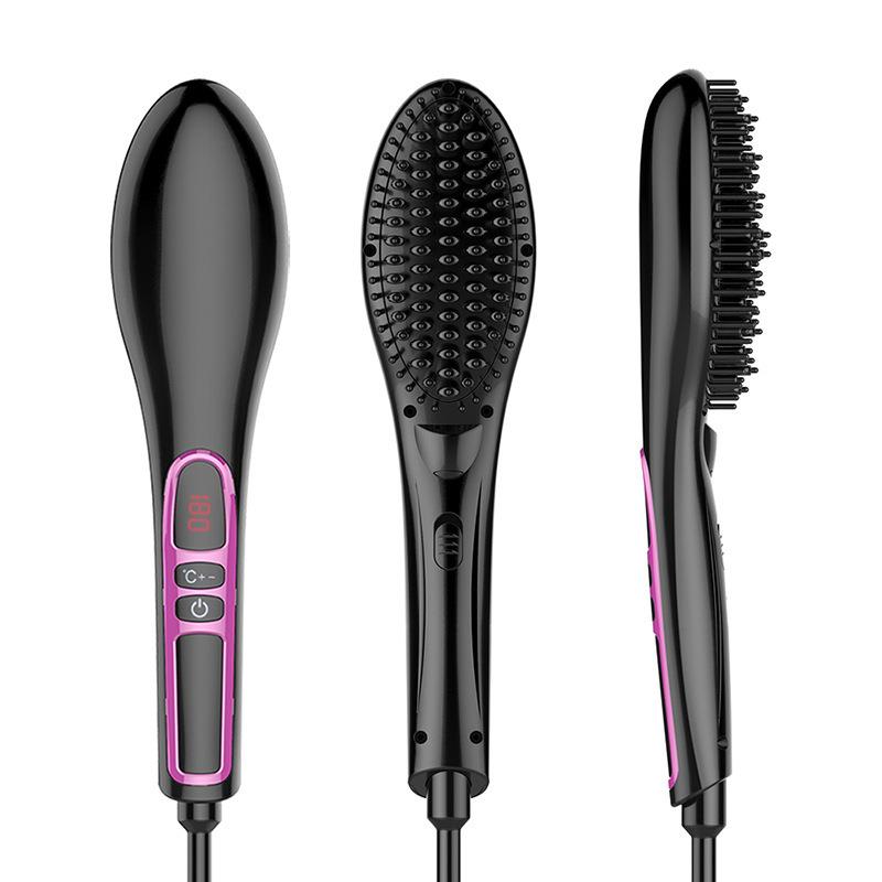Hair Flat Iron Curler Styler Straightener 直发梳美发器梳子