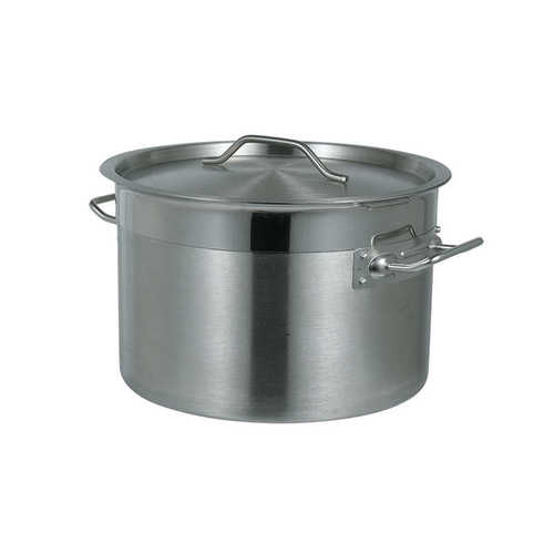 05款不锈钢复合底矮身锅  复合底煲 商用电磁桶 无磁不锈钢半身锅