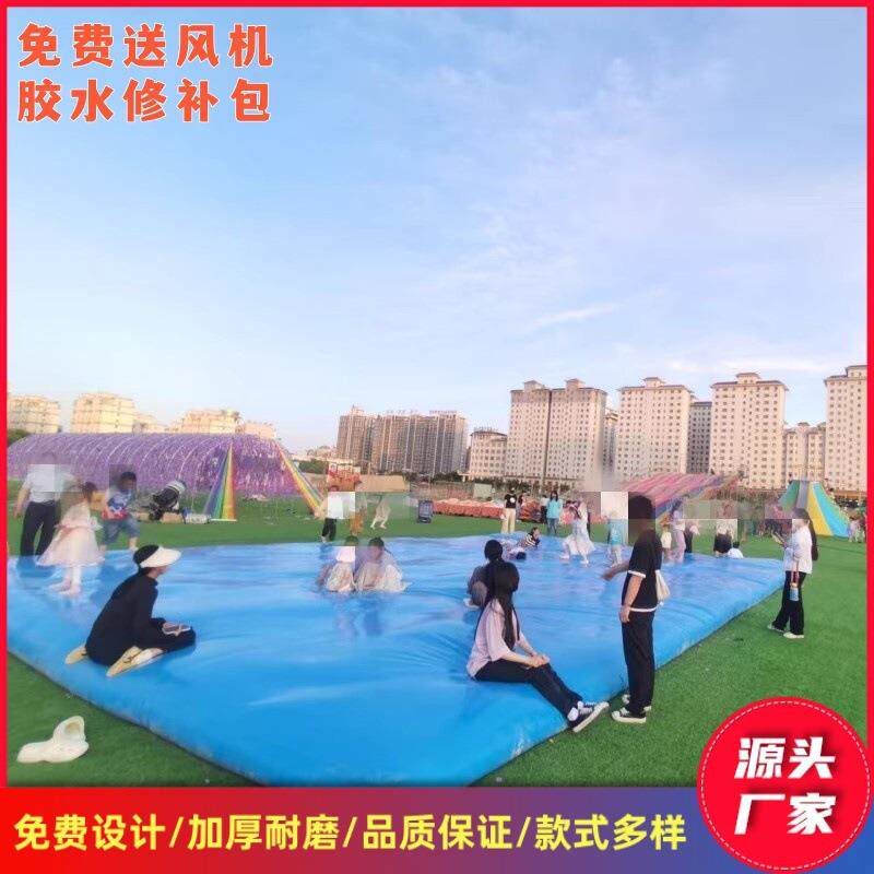 户外室内水上乐园水上滑梯大型游泳池新款游乐设备水上蹦蹦云水床