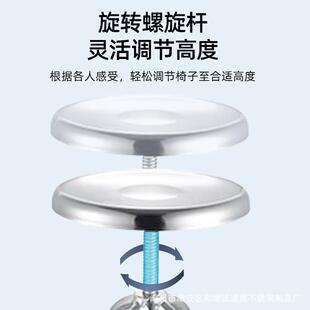 304加粗大管旋转升降圆凳防静电工业座椅流水线工人凳医师诊察凳