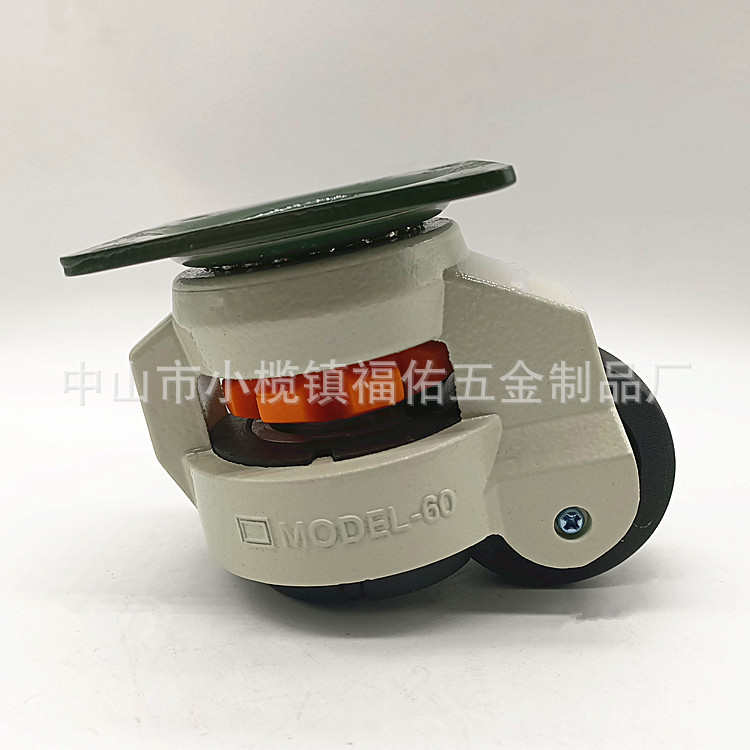 60F水平调节脚轮40F80F100F福马轮仪器设备支撑脚轮福佑万向脚轮