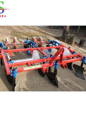 四行平土铺膜打孔播种一体机干旱半干旱播种机滴灌铺膜打孔机