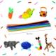 pipe cleaners Rainbow 500pcs Crafts Colorful Arts DIY Thick