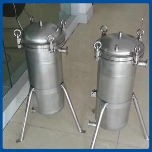 不锈钢耐酸碱袋式初效过滤器管道大流量过滤器