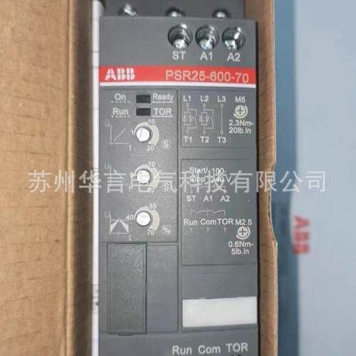 供应 ABB软启动器 PSR72-600-70 订货号 10093222