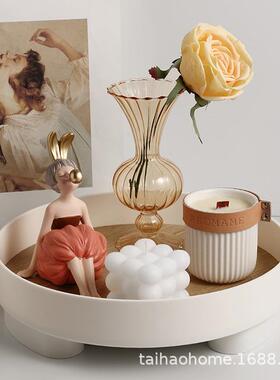 北欧装饰品样板家房浴室卫间居22.11.5-烛台摆香薰软装搭生配设计