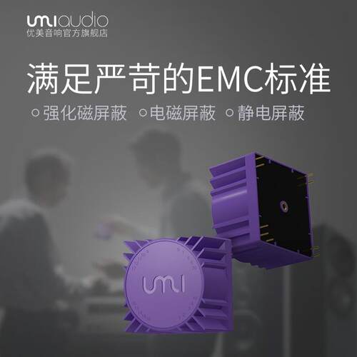 罕有，超低噪音灌封变压器，满足严苛的EMC标准，三重屏蔽。