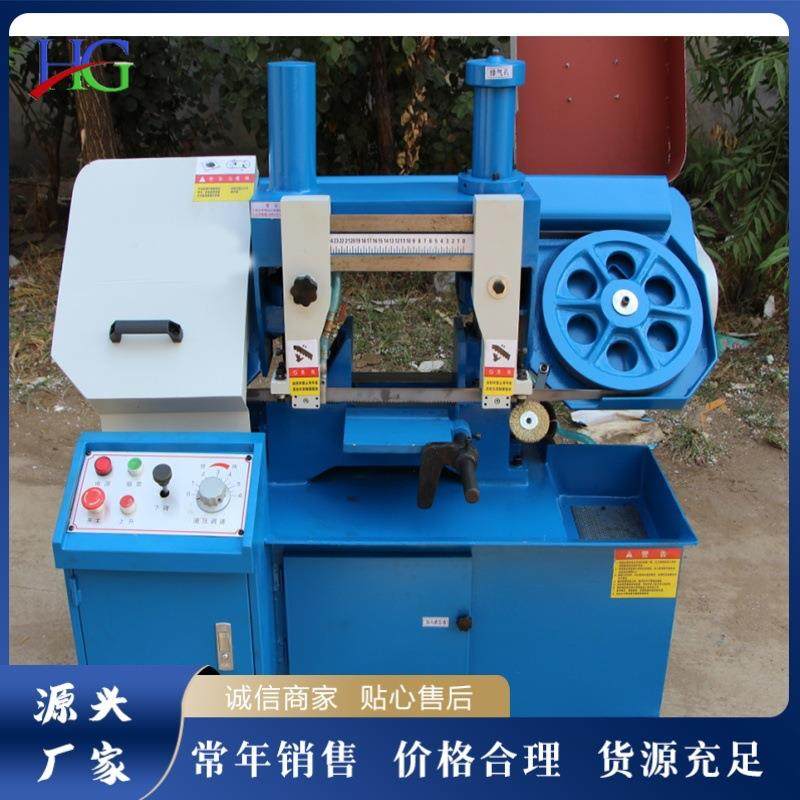 钢管切断带锯床液压金属板材切割设备双立柱龙门卧式金属带锯床