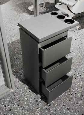 理店工具柜美发店工具发车柜子剪发推车不柜工锈钢发廊作柜102403