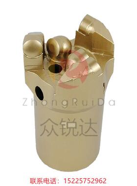 煤矿金刚石复合片65 75 94 113探水瓦斯水井三翼pdc无芯钻头地热