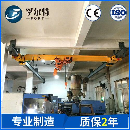 浙江厂家供应高品质机械2T吊欧式悬挂起重机LX单梁悬挂起重机