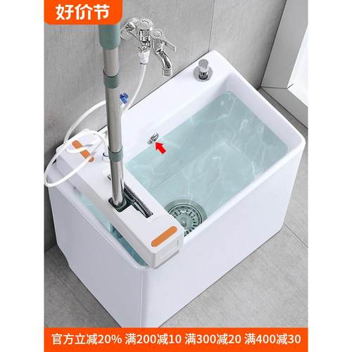 cs洗拖把池地拖盆阳台家用卫生间墩布池刮拖把拖布池拖帕池盆