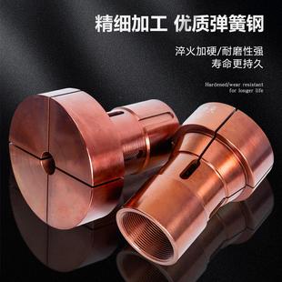数控车床加大加长大外夹头高精度36 52机0640型弹簧钢非标定制