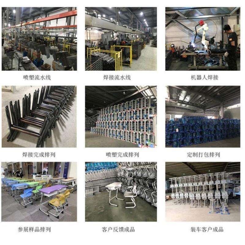 学生单人绘画桌可升降辅导培训班课桌椅可倾斜写生美术桌多功能