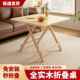 桌实木餐子折叠家用户外屋7XsyirjJ出租免安装 野营经济小简桌子摆