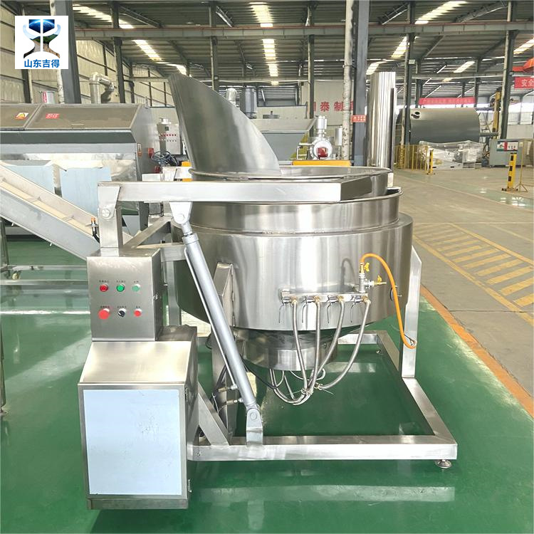 商用猪头肉卤煮锅 推荐预制菜加工设备 不锈钢猪杂油动物油炼油锅