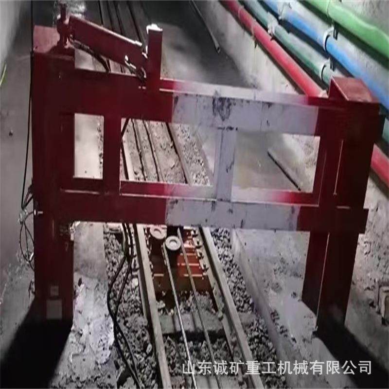矿用风动挡车栏矿用物流电动单双向挡车装置矿用工字梯挡车栏