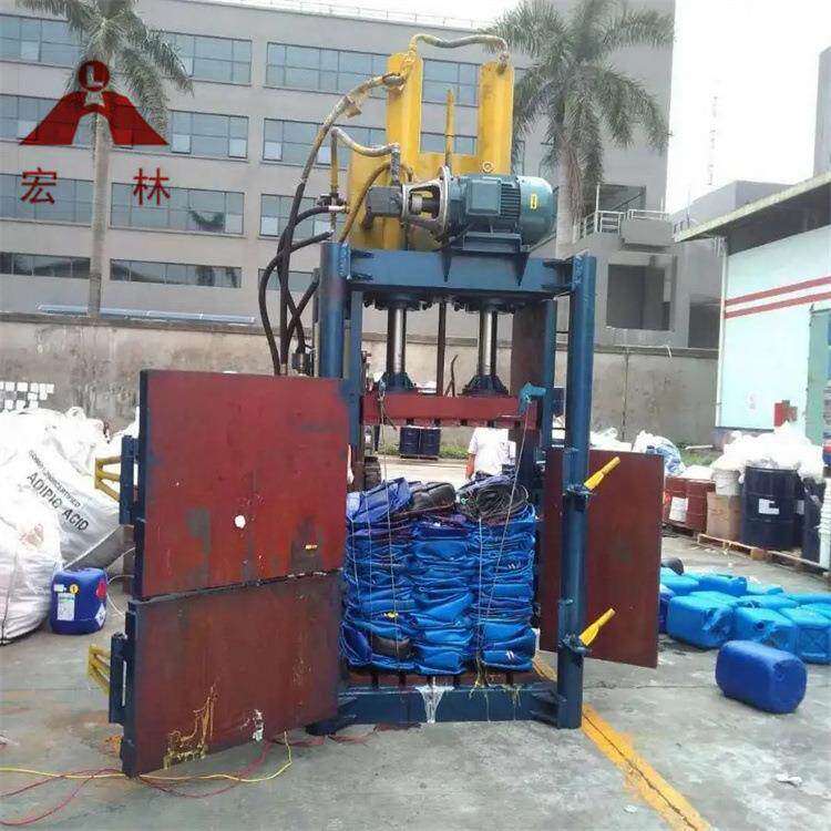 废纸箱可乐瓶液压打包机 洗衣液瓶压块机 彩钢瓦压包机