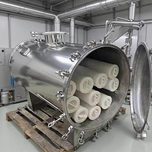 国海滤器40多芯超滤工业不锈钢净水器大流量过滤器LFB-4-20X