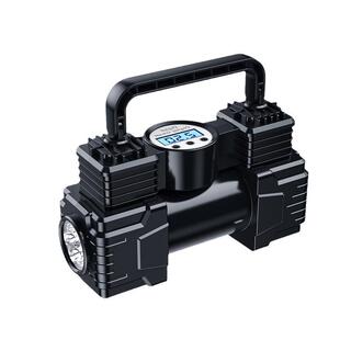 车载充气泵汽车用大功率小轿车多功能便携电动双缸高压轮胎打气泵