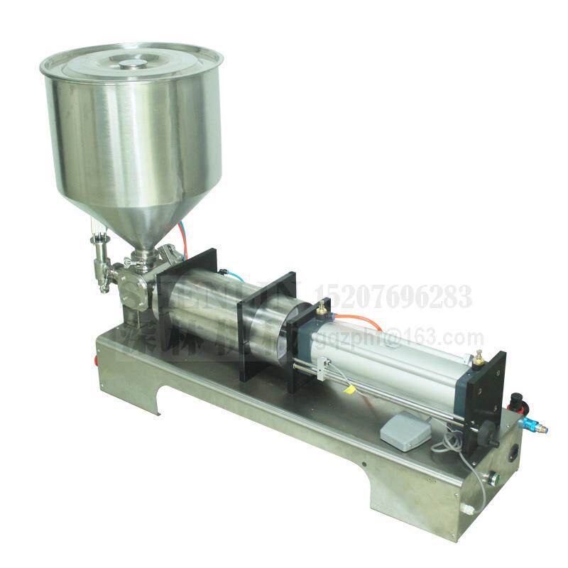 膏体灌装 气动灌装机 酸奶灌装设备单头500-5000ml 110V/220V 50L