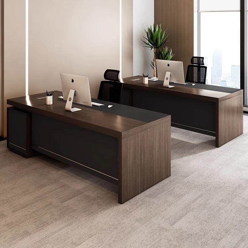 老板双人办公桌椅组合4简约现代经理桌办公室电脑桌子财务员新品