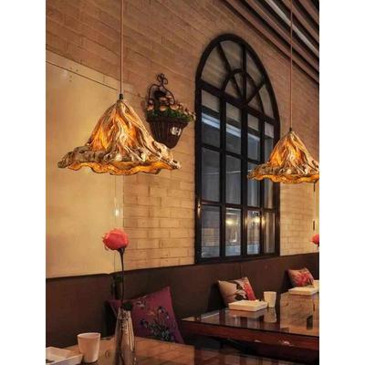 复古日式吊灯禅意新中式荷叶餐厅茶室茶楼奶茶店吧台餐桌饭店灯具