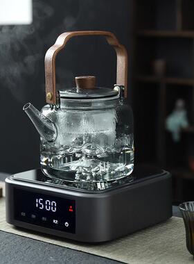 1500W黑晶炉泡茶炉家用迷你小型煮茶炉不挑壶大功率玻璃煮茶器套