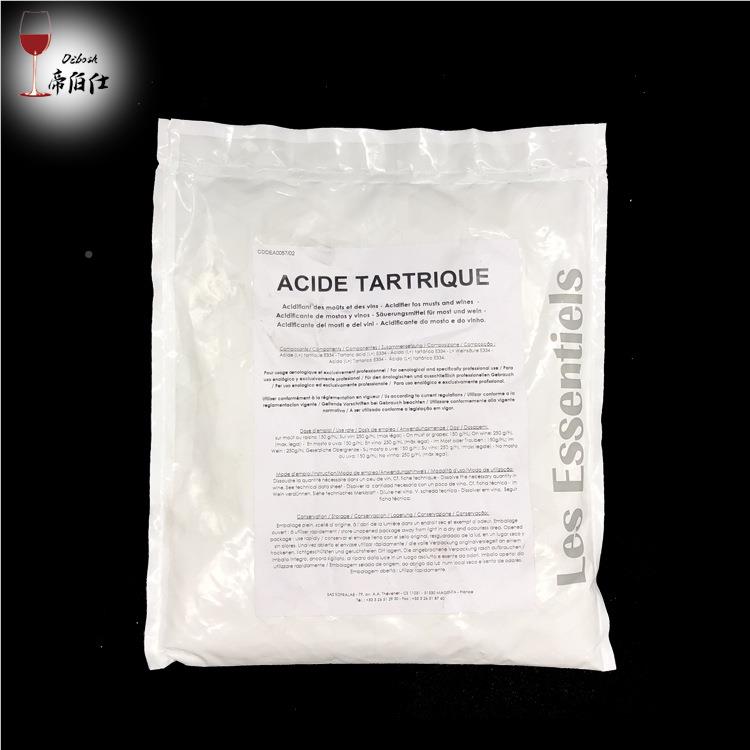 法国酒进口酒石酸ACID TANR无品牌/TRIQUE萄酒果葡调酸降酸剂OENO