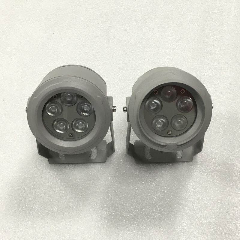馨懿照明5*2瓦户外投光灯外壳圆形投光灯10瓦套件